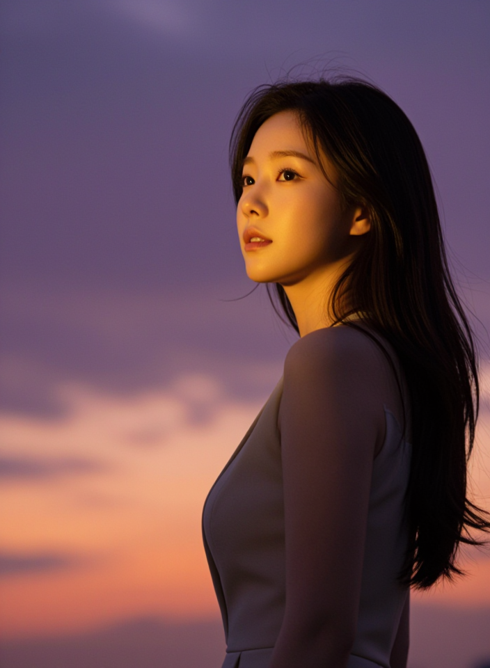 보랏빛 저녁