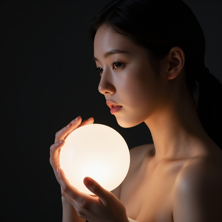 빛을 담은 손길